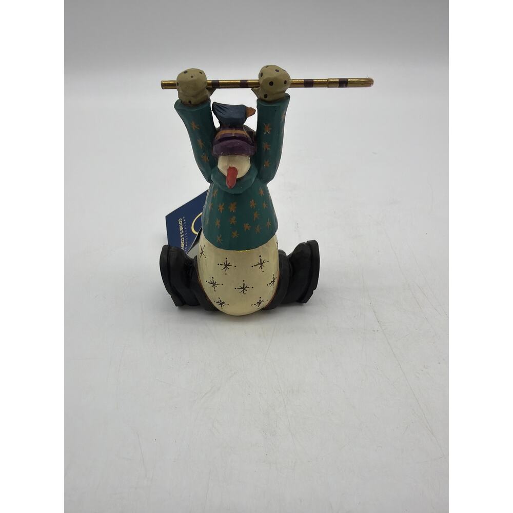 1998 Williraye Studio Christmas Holiday  Snowman with Cane‎  WW2274